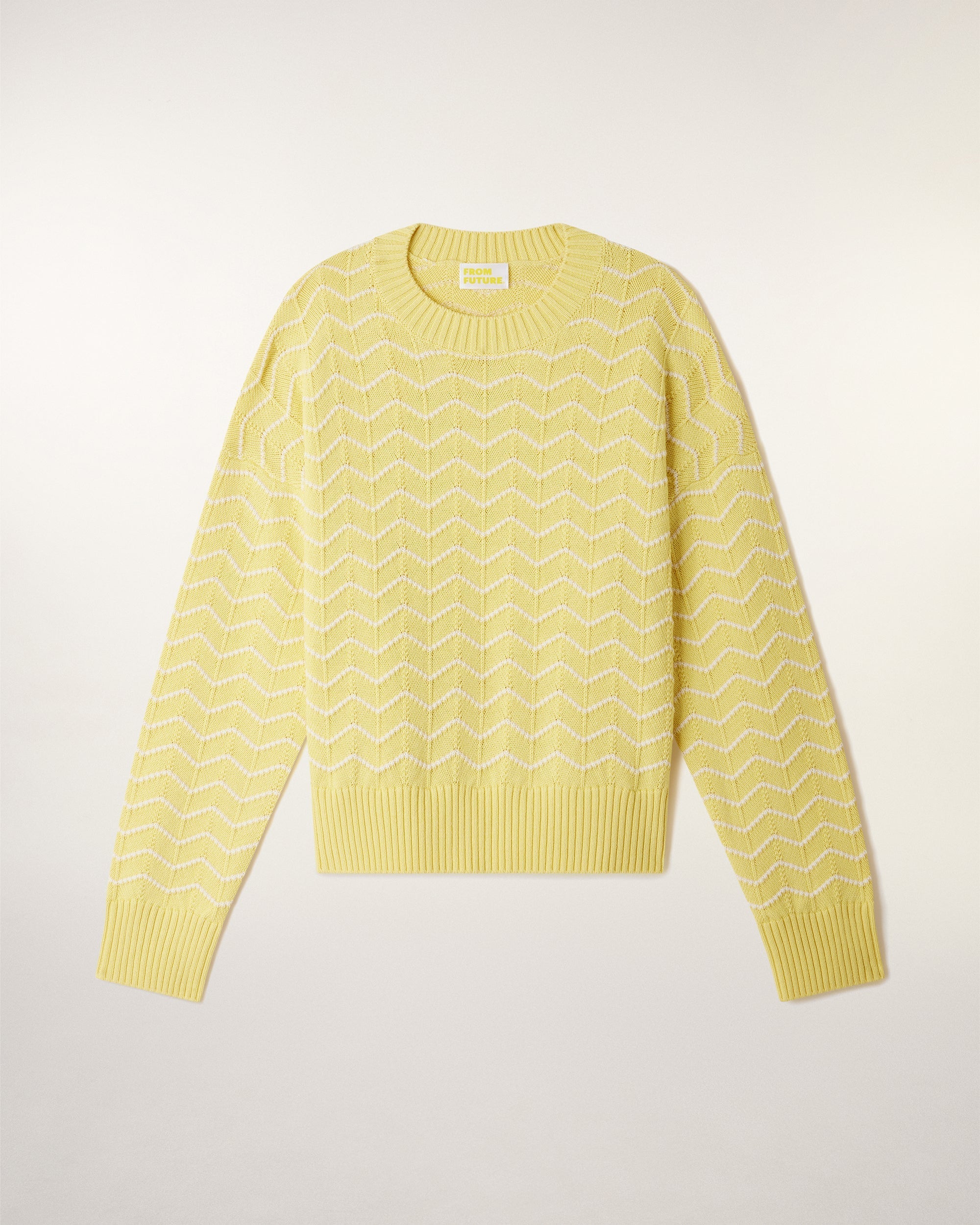 Two-tone Round Neck Sweater