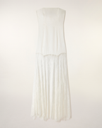 Robe Longue Bustier À Dentelle