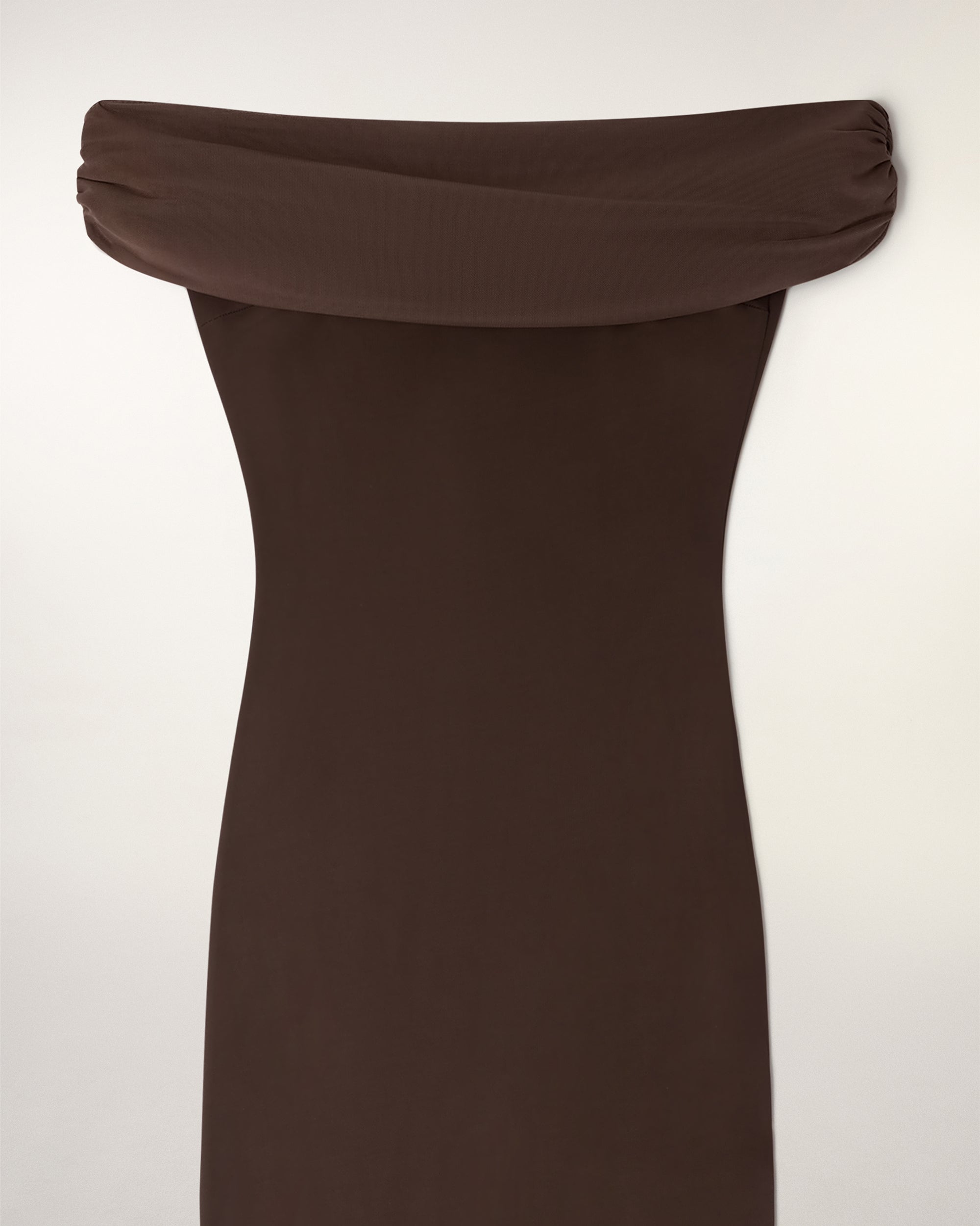 Robe Longue Bardot Drapé