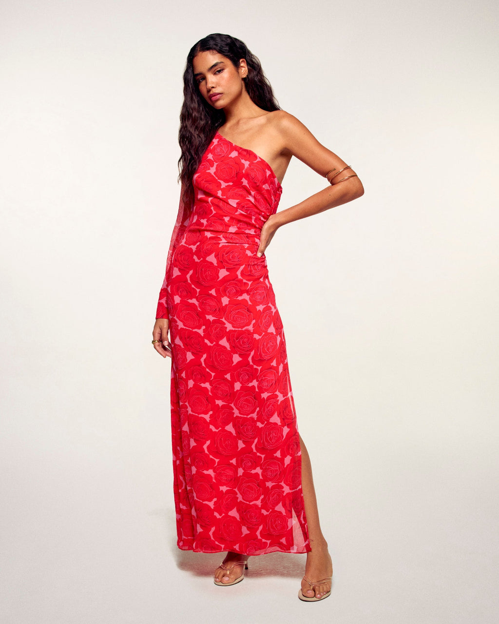Robe Longue Asymétrique