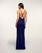 Vestido largo con tirantes