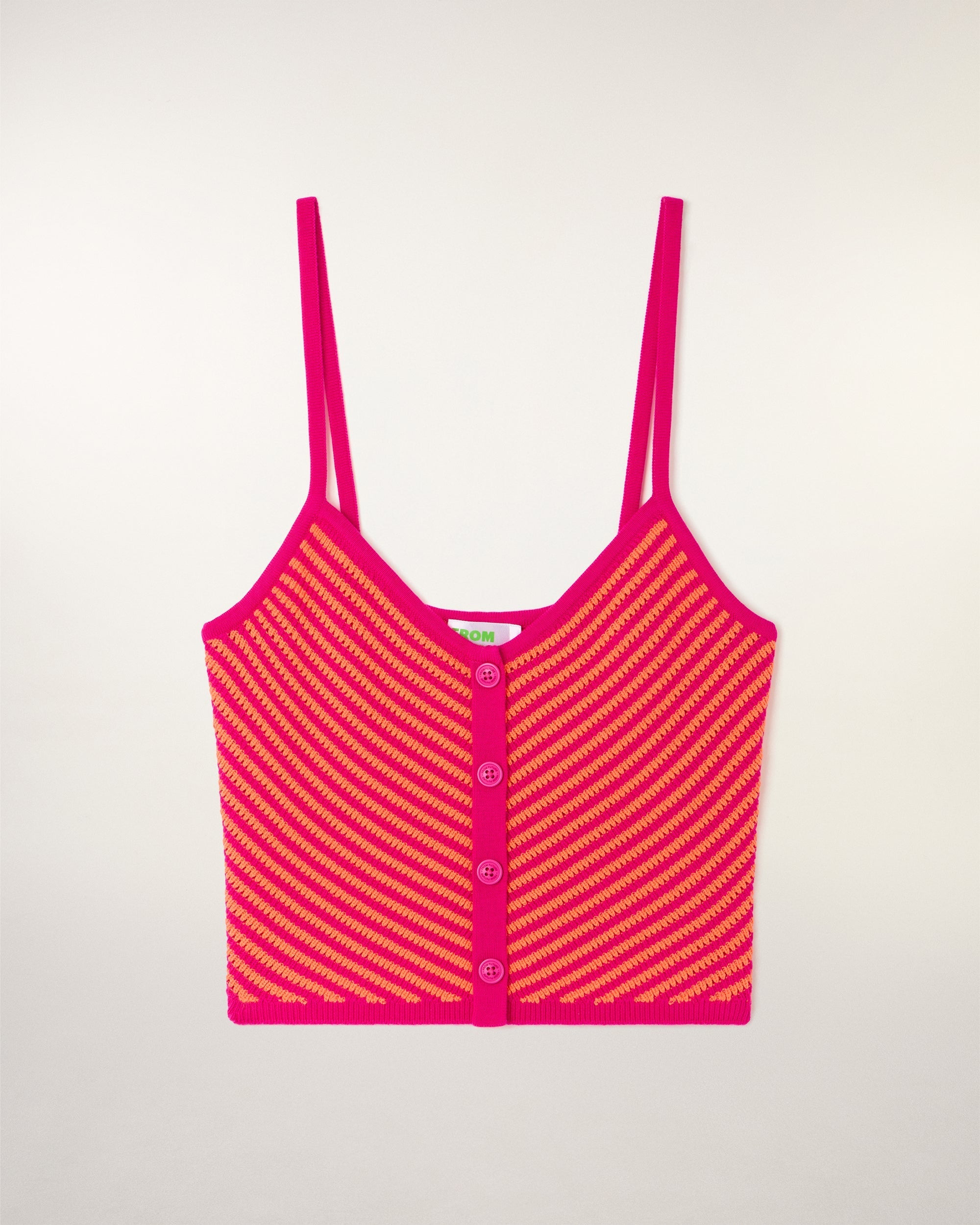 Striped Strap Top