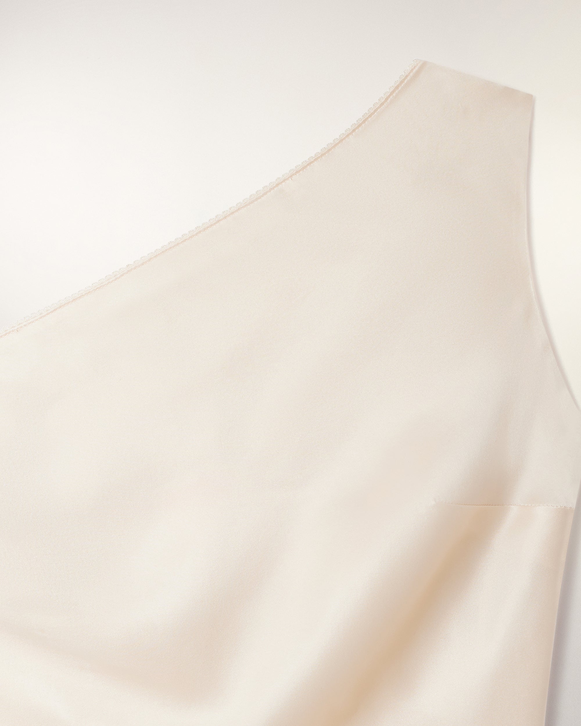 Top Asymétrique À Dentelle