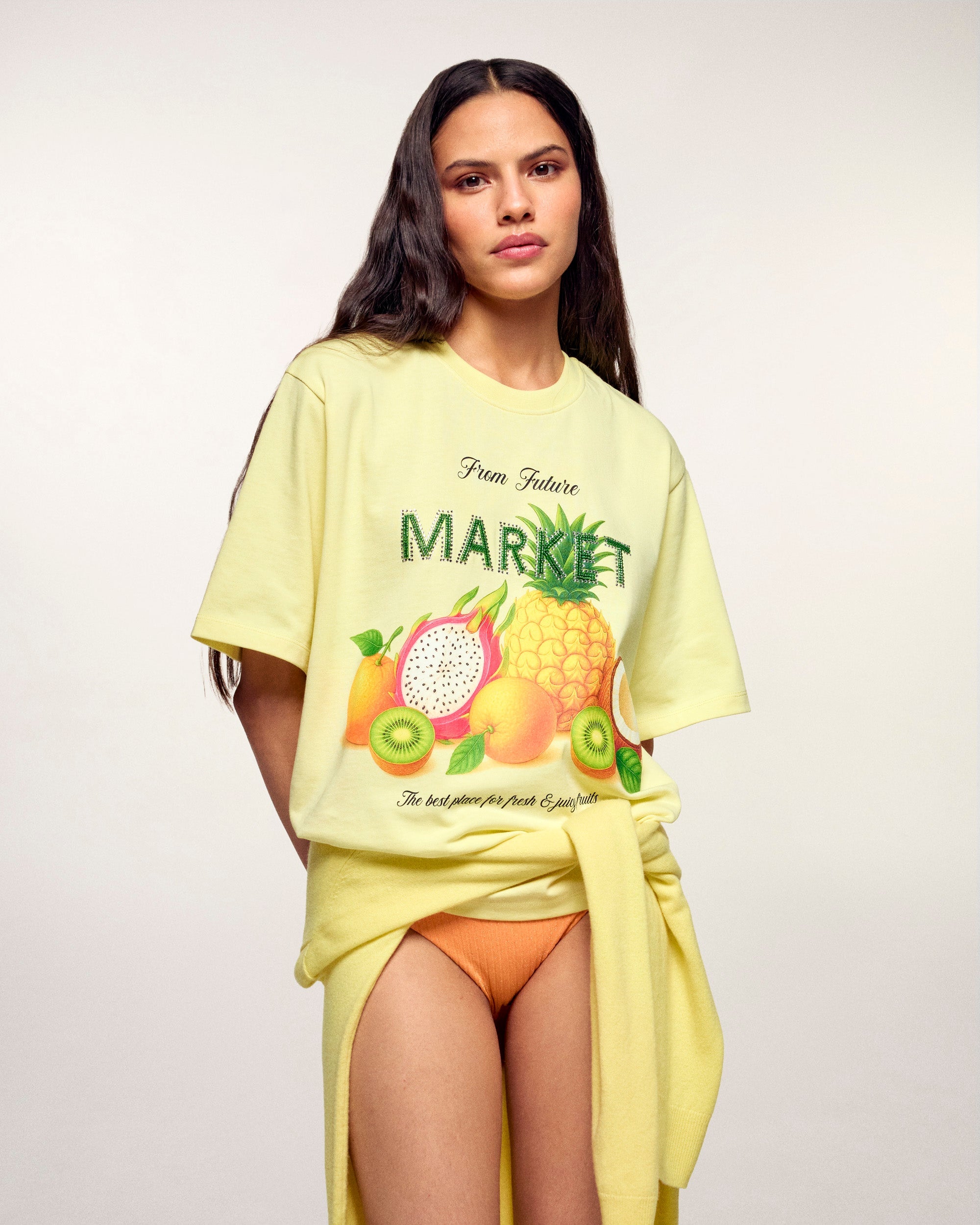 #label: Wilmari mesure 1,73m et porte une taille S