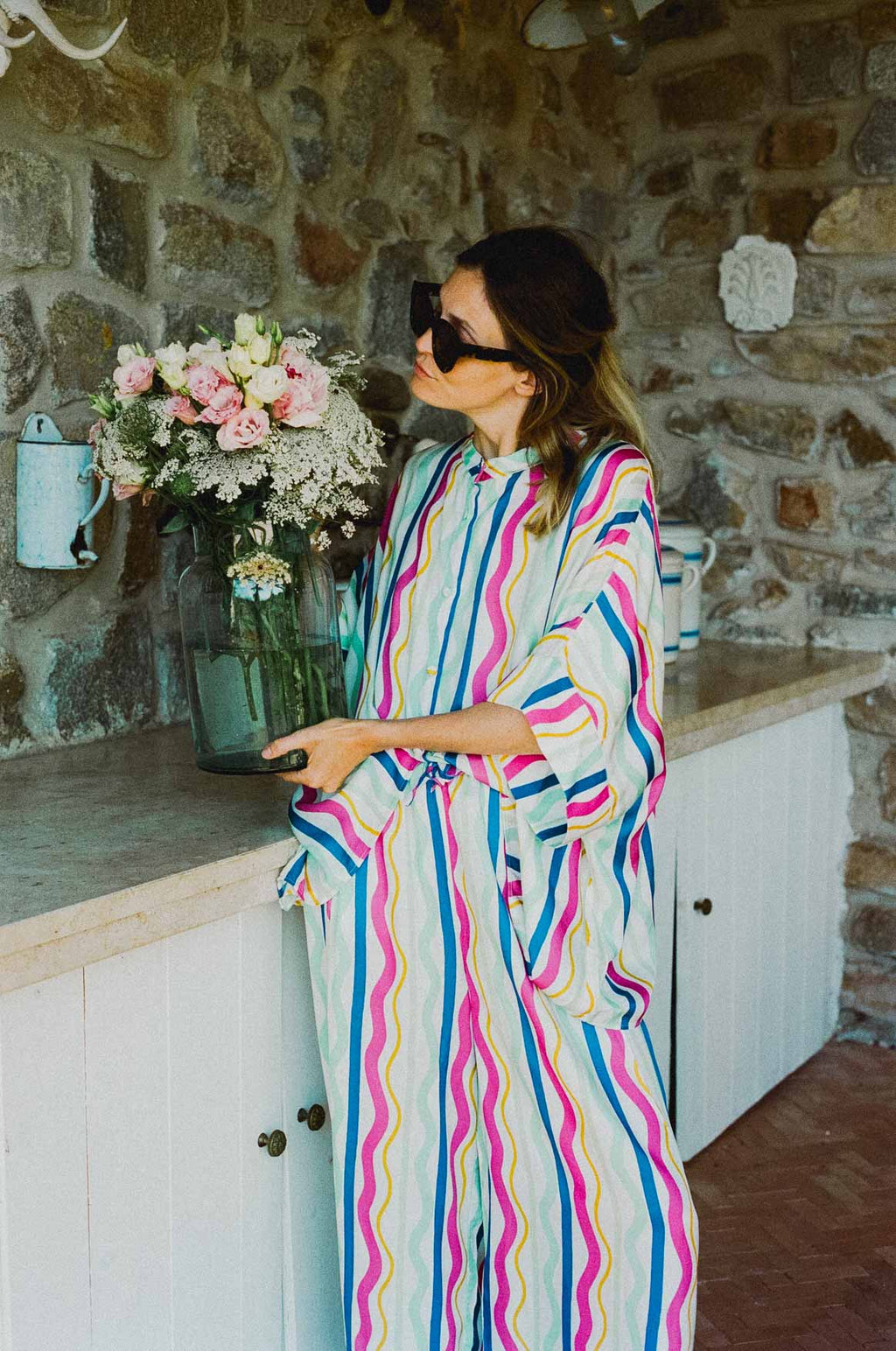 Camisa Maud Líneas Arcoiris