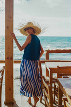 Falda Cécile Líneas Azules