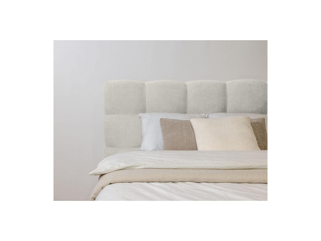 Cama con lamas macizas - Kumo - Patas de madera natural