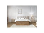 Cama con lamas macizas - Kumo - Patas de madera natural + Pie de cama con lamas macizas - Kumo