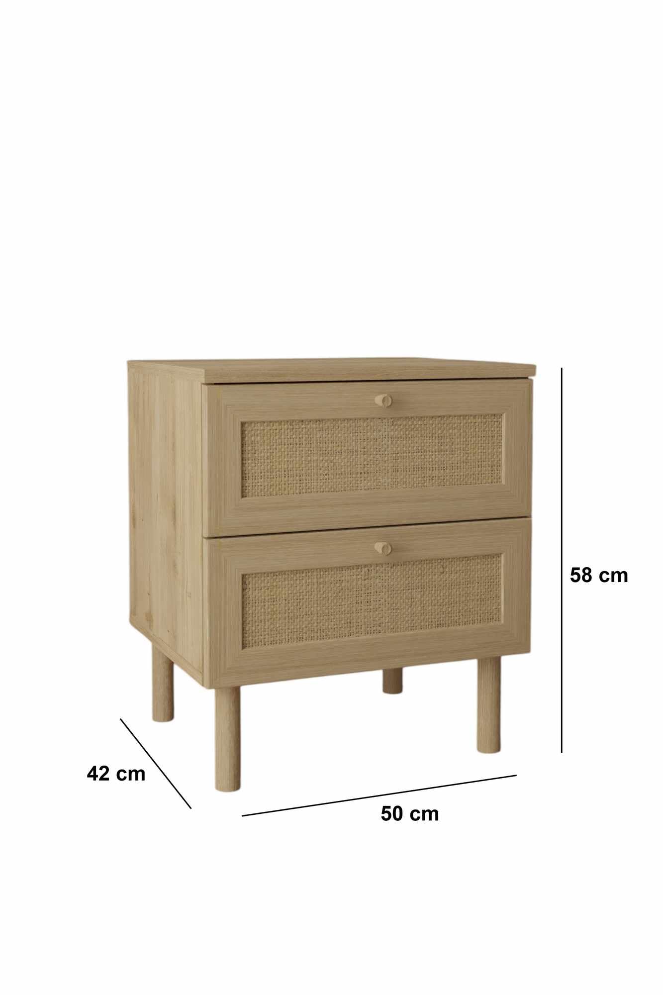 Tables De Chevet Baru - Beige