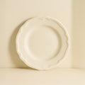 Charlotte - Set of 6 Dinner Plates - 26 cm - Stoneware - White
