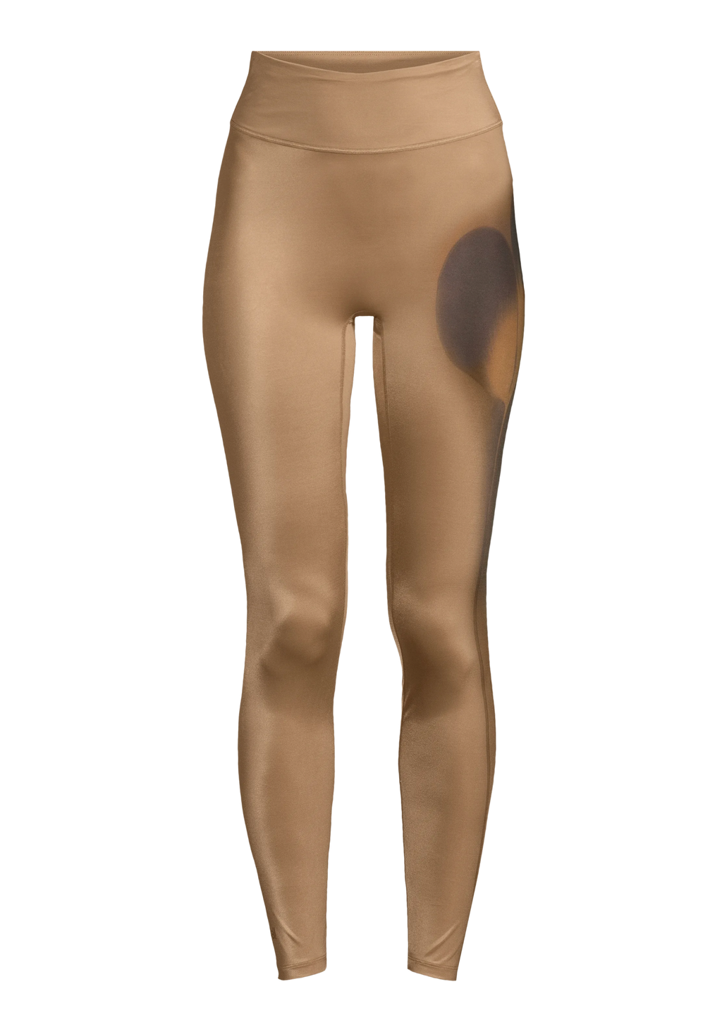 Aura Flower Print Tights - Aura Lt Khaki