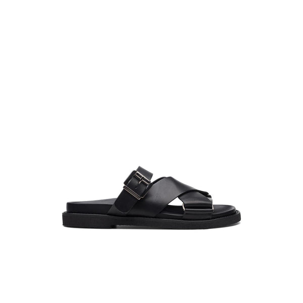 Desert Cross - Black Leather - Femme