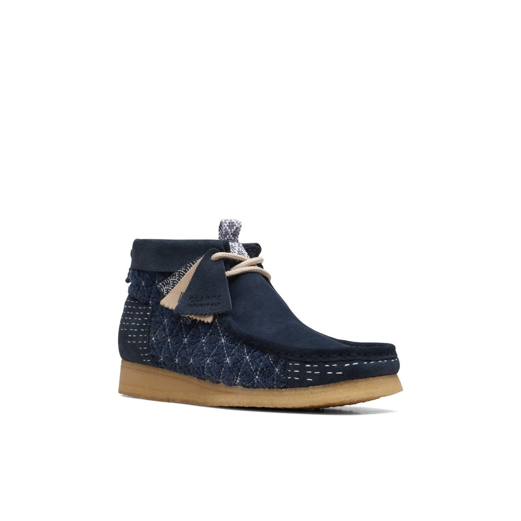 Wallabee Boots - Navy Sashiko - Men's