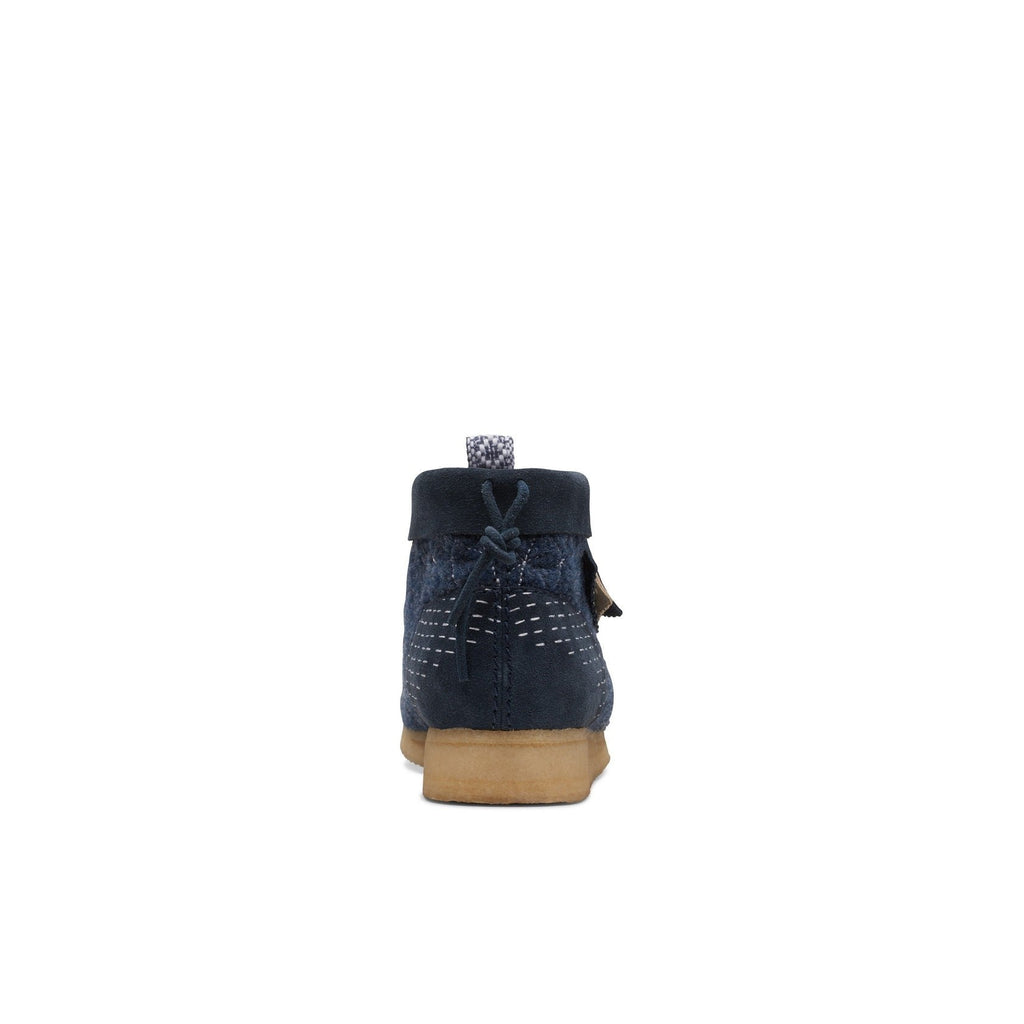 Wallabee Boots - Navy Sashiko - Men's
