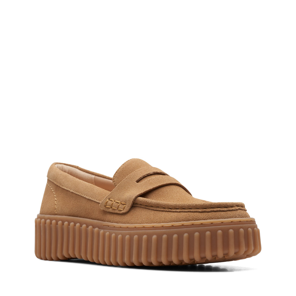Torhill Penny - Light Tan Suede - Femme