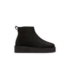 Trek Wedge Boot - Black Suede - Femme