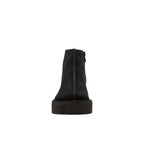 Trek Wedge Boot - Black Suede - Femme