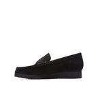 Wallabee Loafer - Black Suede - Femme