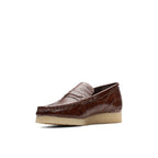 WallabeeLoafer Zapatos de cocodrilo marrón - Mujer