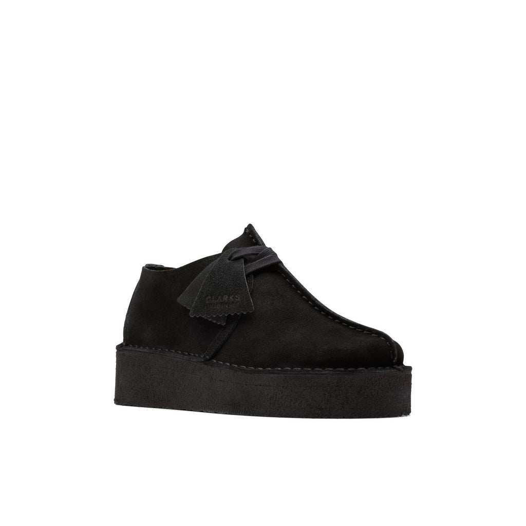 Trek Wedge - Black Suede - Women's