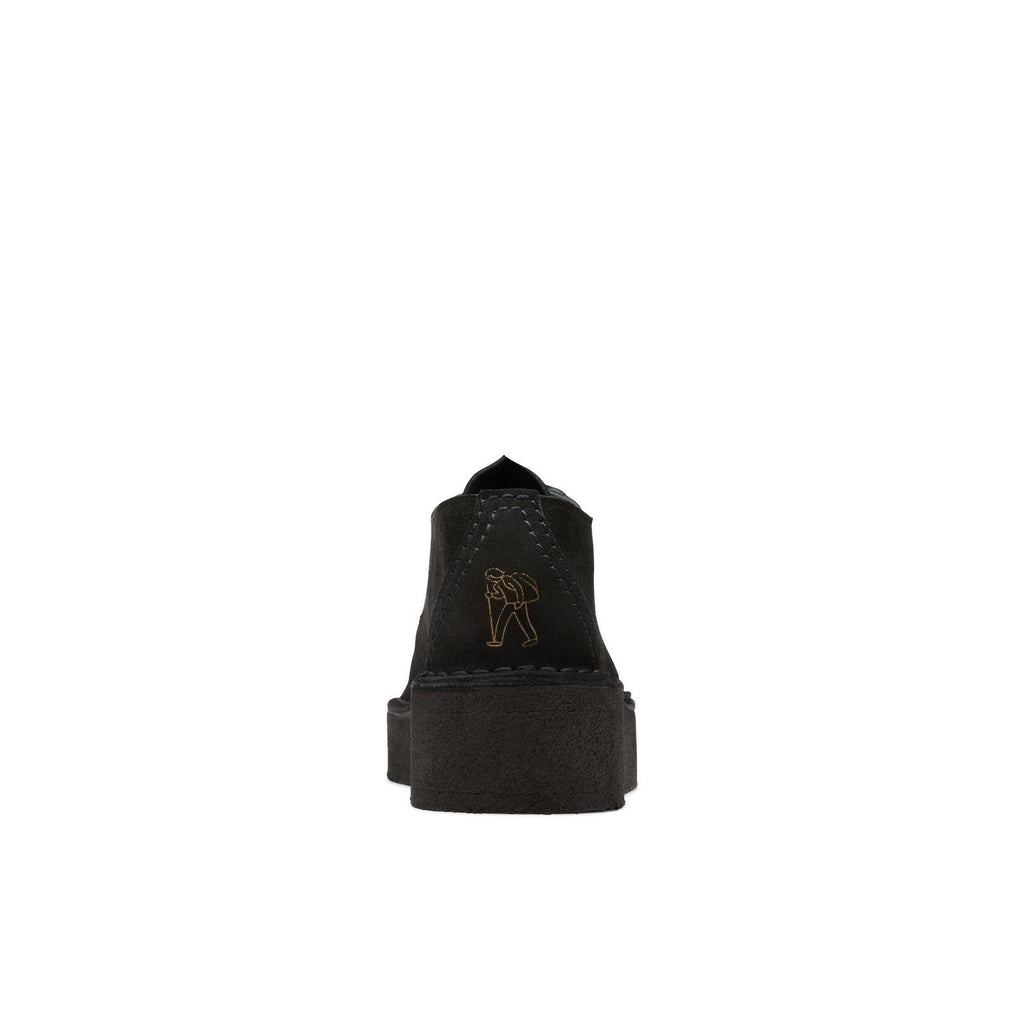 Trek Wedge - Black Suede - Women's
