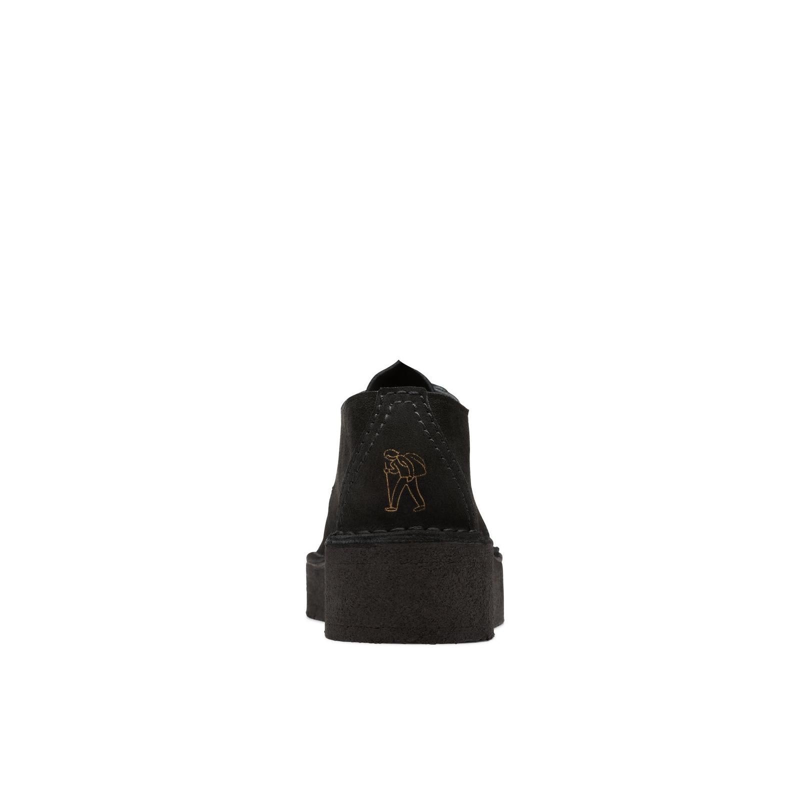 Trek Wedge - Black Suede - Women's