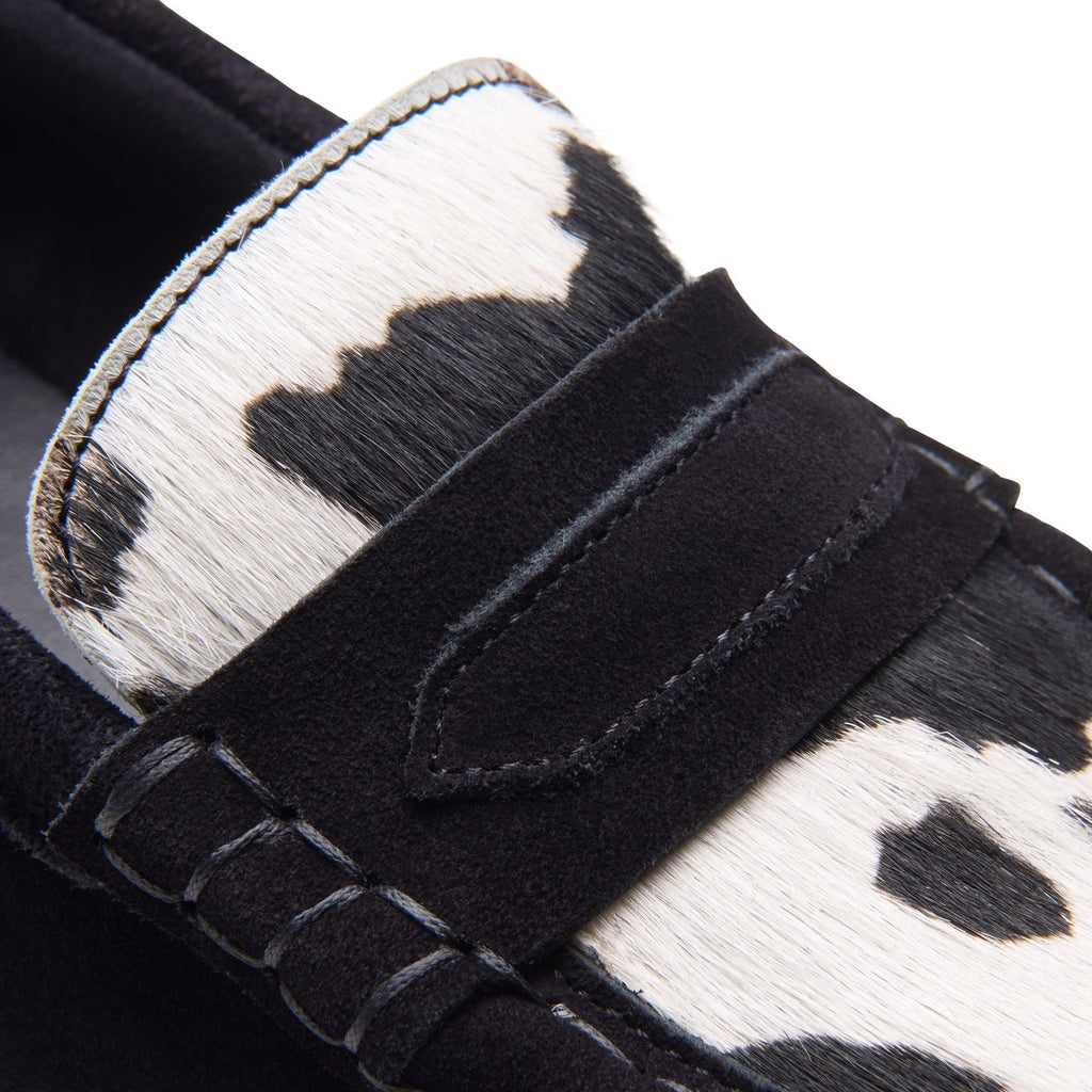 Wallabeeloafer - Cow Print Hairon - Femme