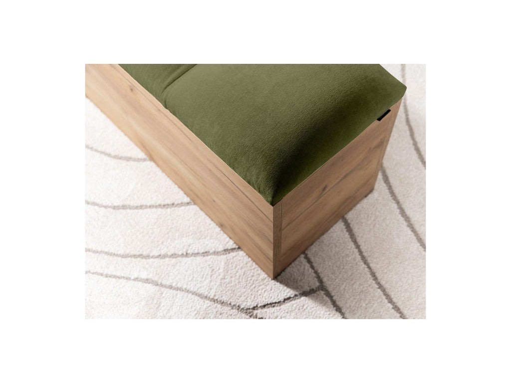 Cama con lamas macizas - Kumo - Patas de madera natural + Pie de cama con lamas macizas - Kumo