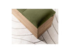 Cama con lamas macizas - Kumo - Patas de madera natural + Pie de cama con lamas macizas - Kumo