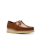 Wallabee - Patente marrón oscuro - Mujer