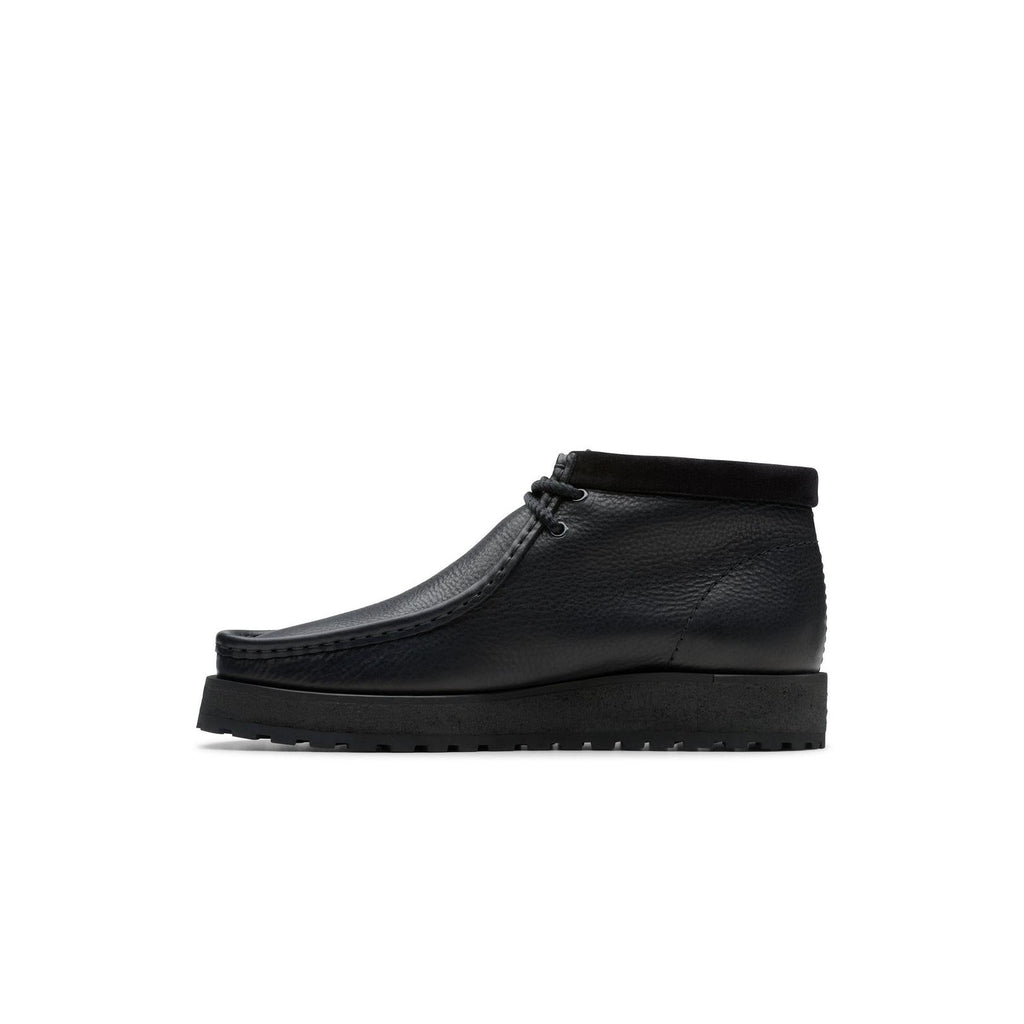 Wallabee Scout - Cuero negro - Hombre