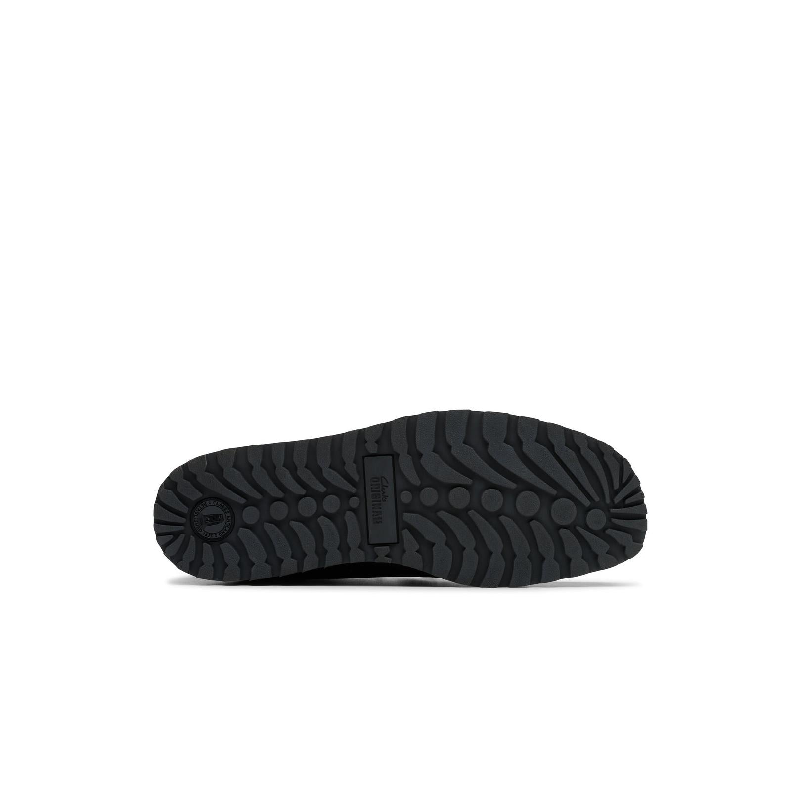 Wallabee Scout - Cuero negro - Hombre