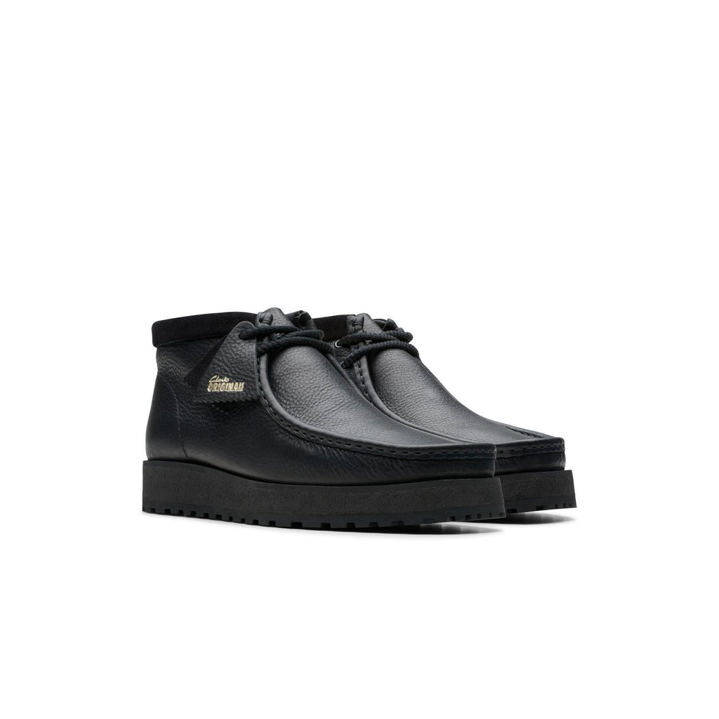 Wallabee Scout - Cuero negro - Hombre