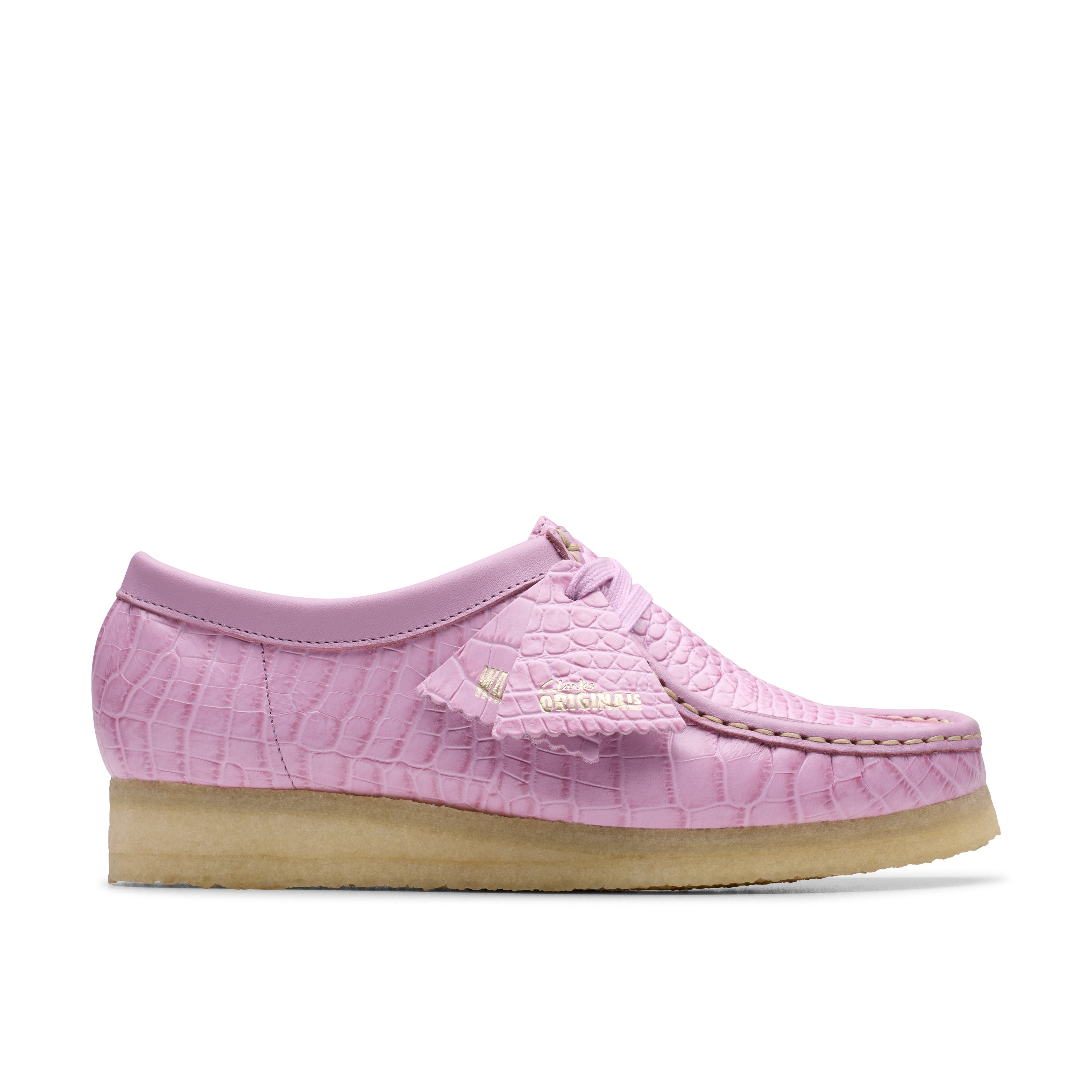 Wallabee - Mauve Croc - Femme
