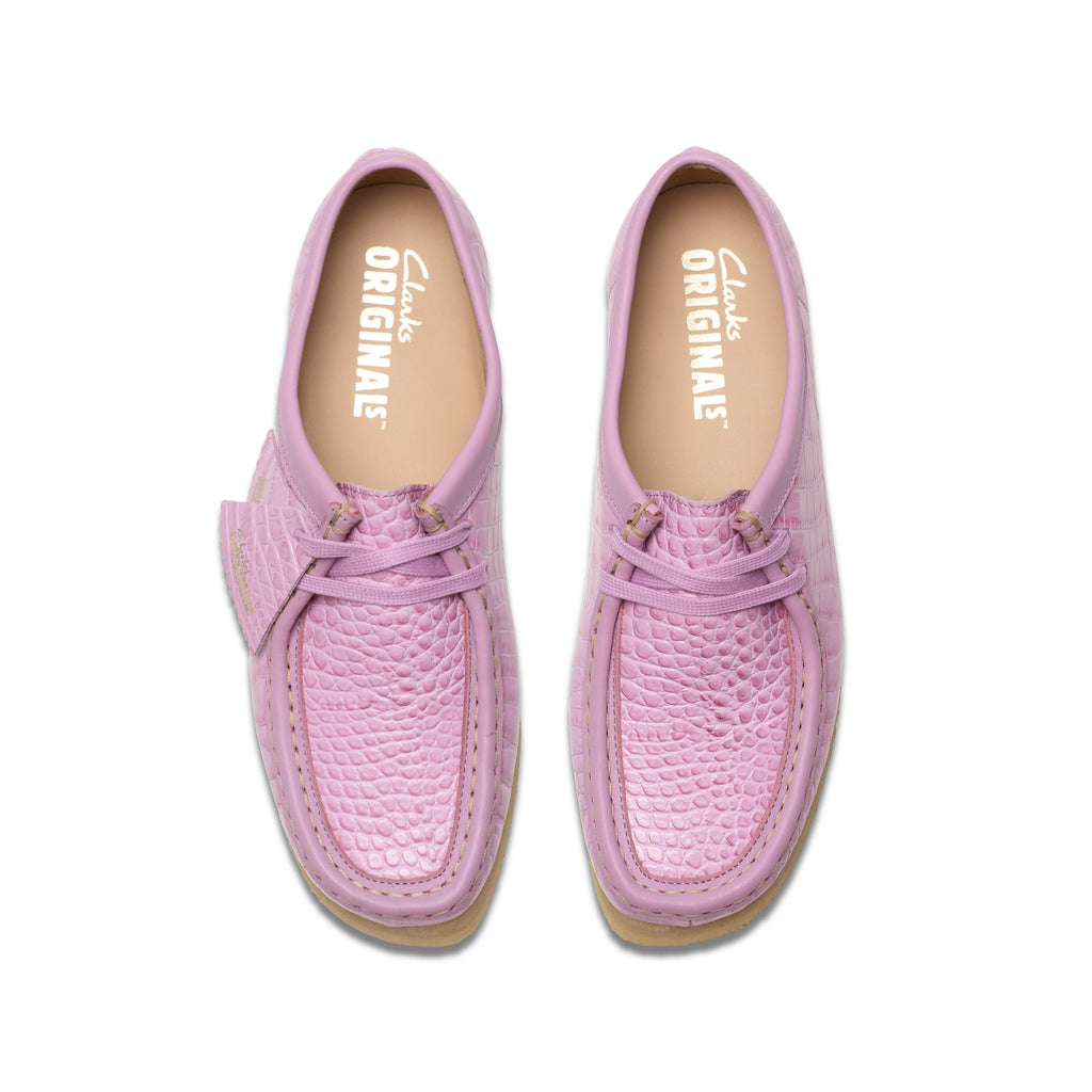 Wallabee - Mauve Croc - Femme