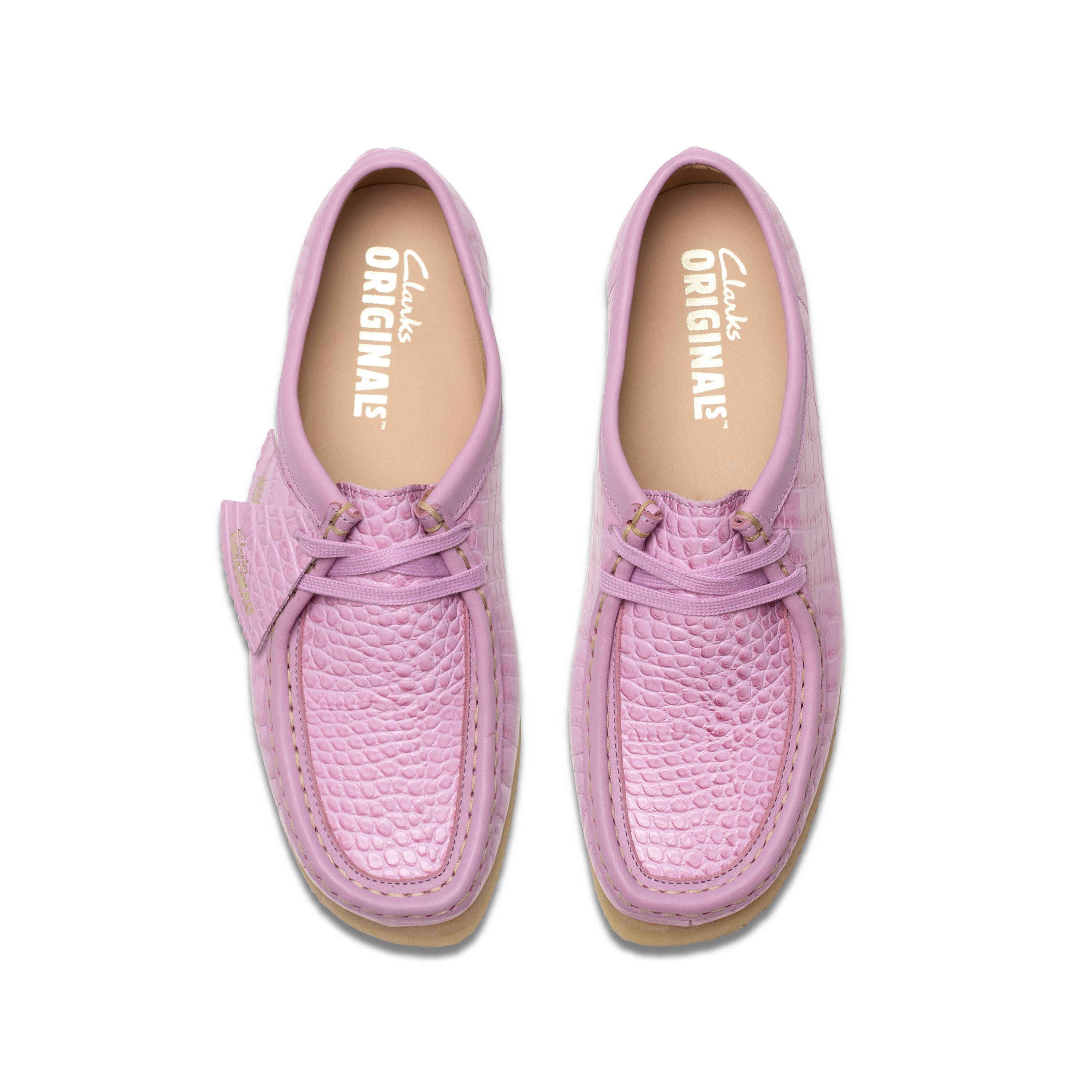 Wallabee - Mauve Croc - Femme