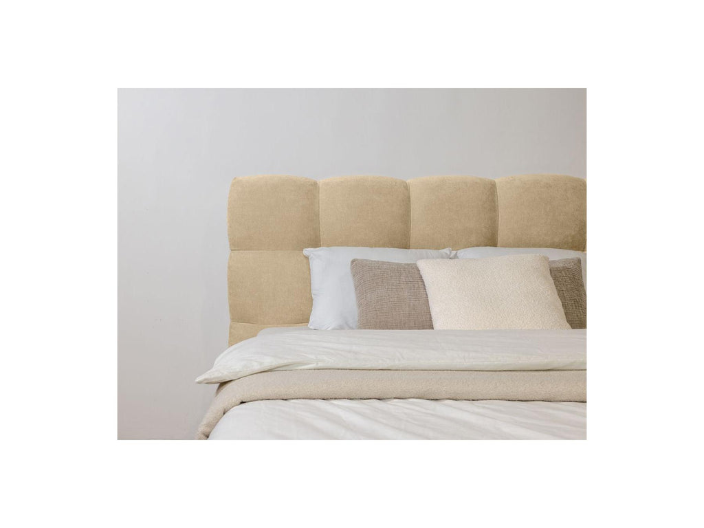 Cama con lamas macizas - Kumo - Patas de madera natural