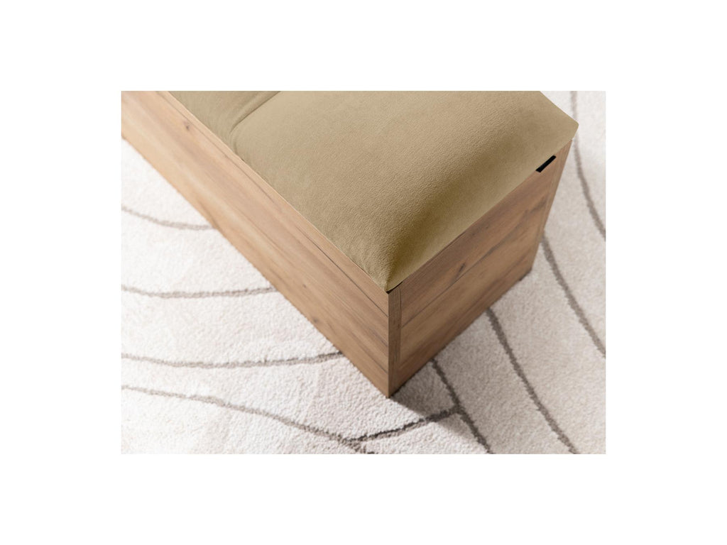 Cama con lamas macizas - Kumo - Patas de madera natural + Pie de cama con lamas macizas - Kumo