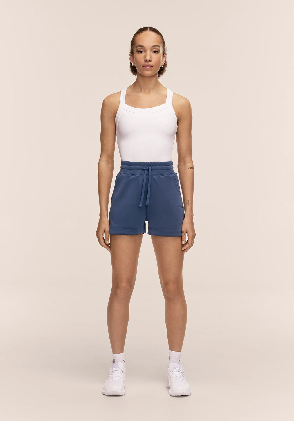 Peachy Shorts - Blue Shadow