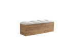Cama con lamas macizas - Kumo - Patas de madera natural + Pie de cama con lamas macizas - Kumo