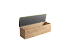 Cama con lamas macizas - Kumo - Patas de madera natural + Pie de cama con lamas macizas - Kumo
