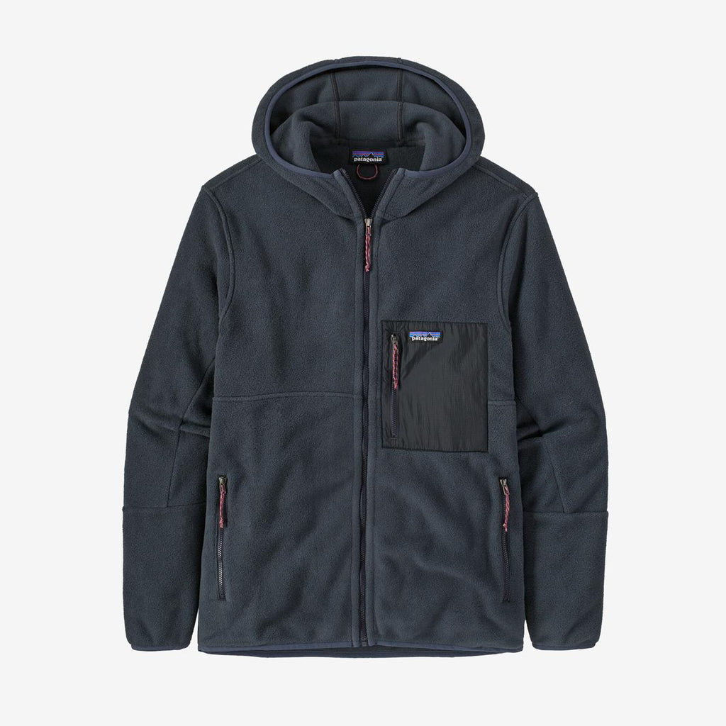 Sudadera con capucha Microdini - Azul - Hombre