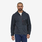 Sudadera con capucha Microdini - Azul - Hombre