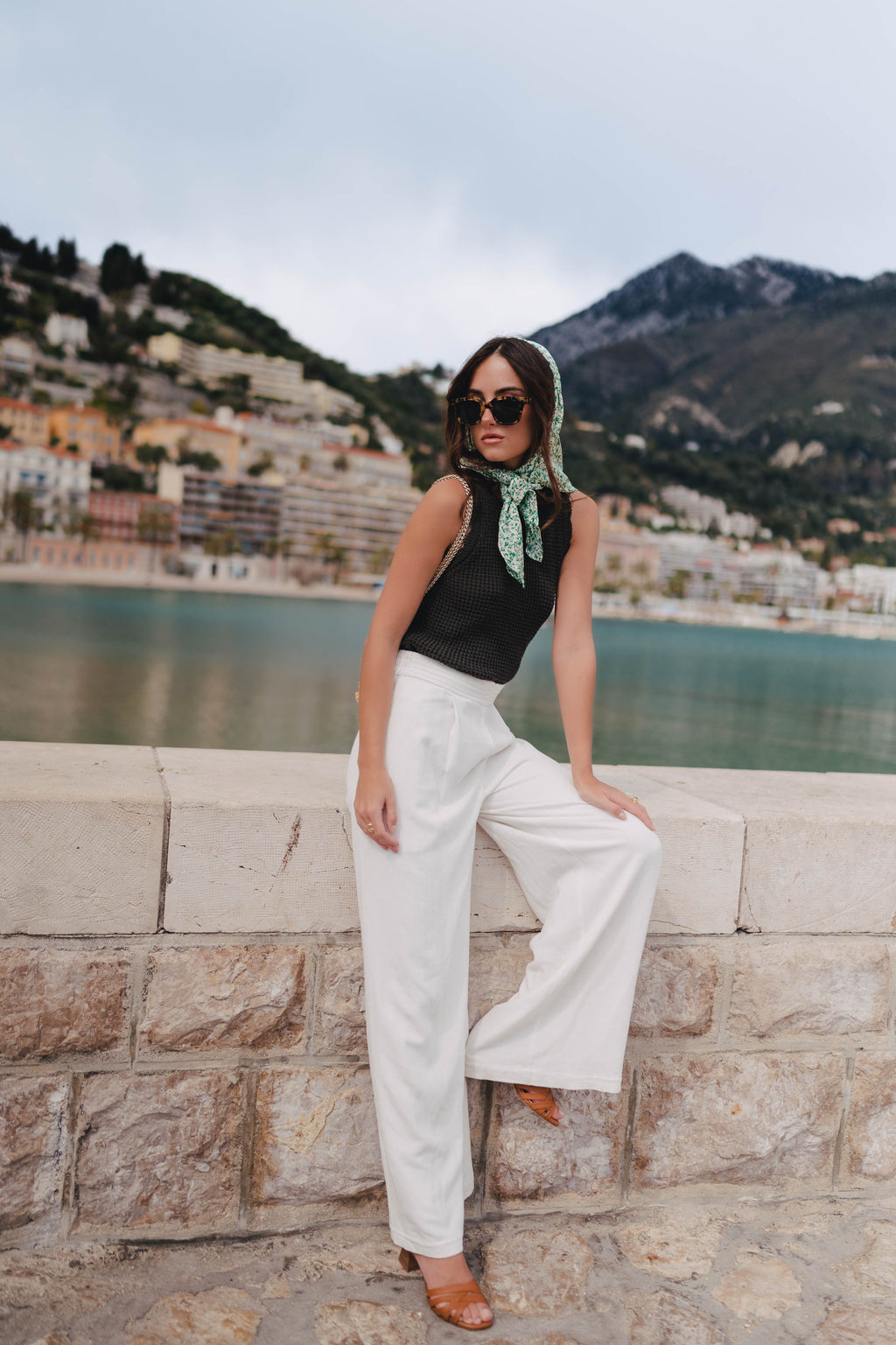 Melba Green Scarf