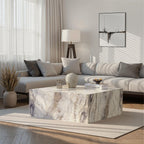 Prizma - Table Basse - Marbre Freesia
