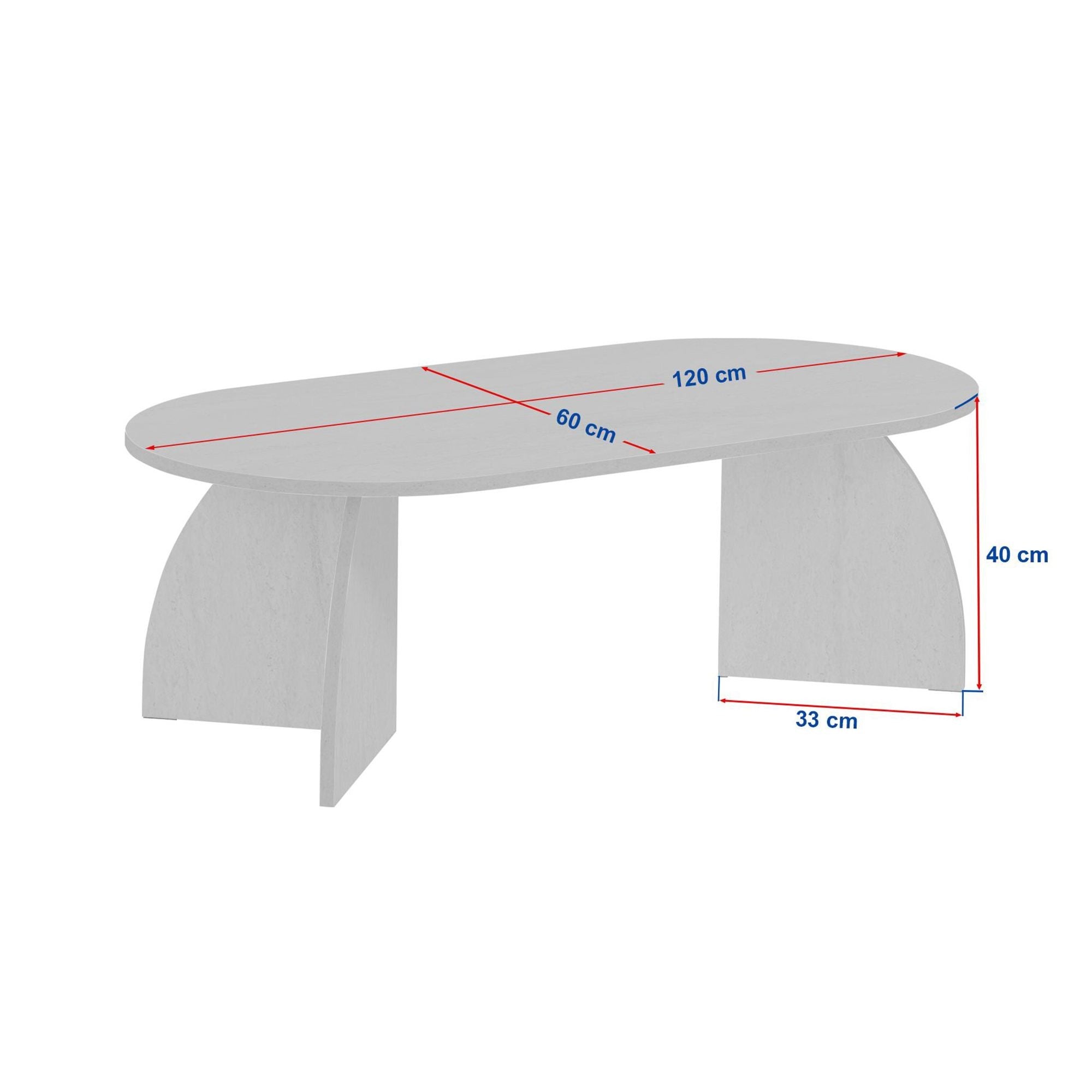 Melina - Coffee Table - Travertine/Venezia Walnut