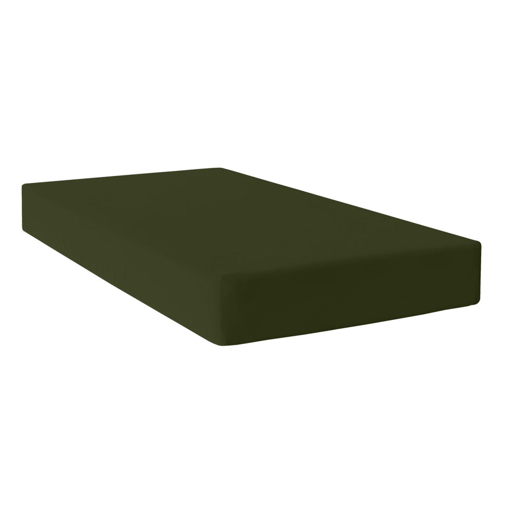 Drap-Housse - Basic - Olive Verte