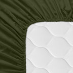 Drap-Housse - Basic - Olive Verte