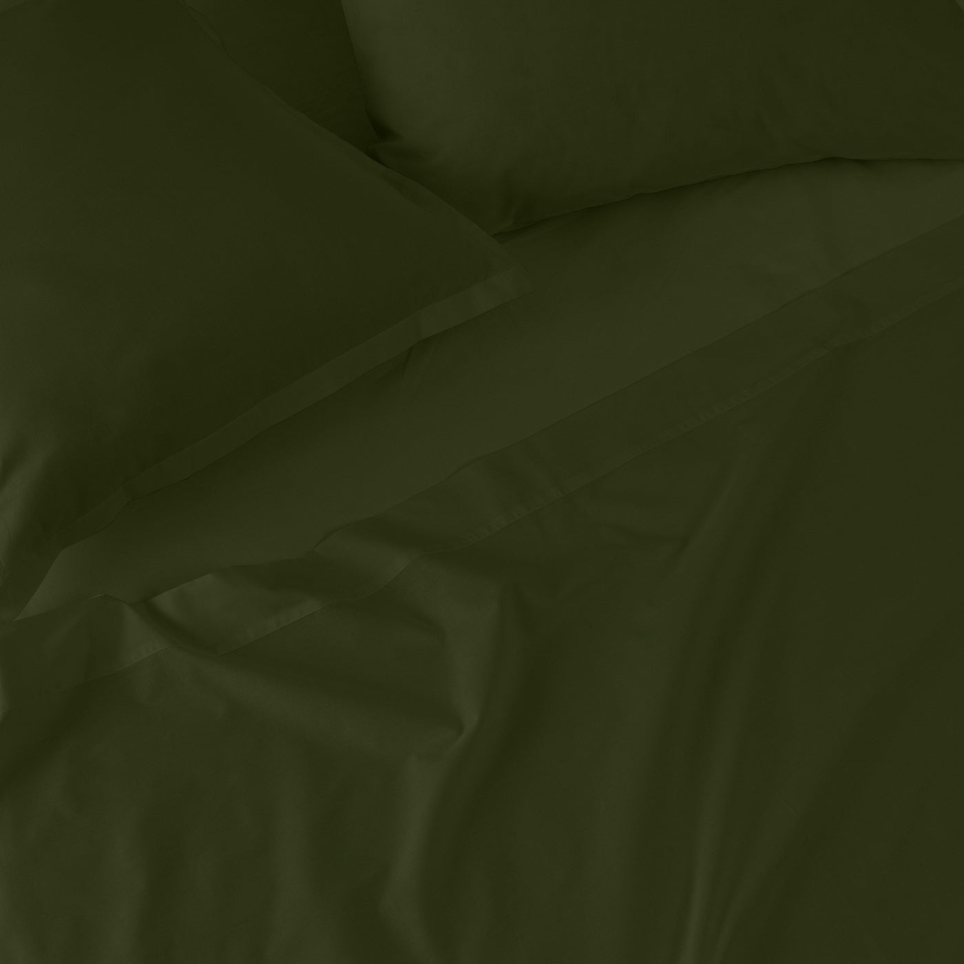 Drap-Housse - Basic - Olive Verte