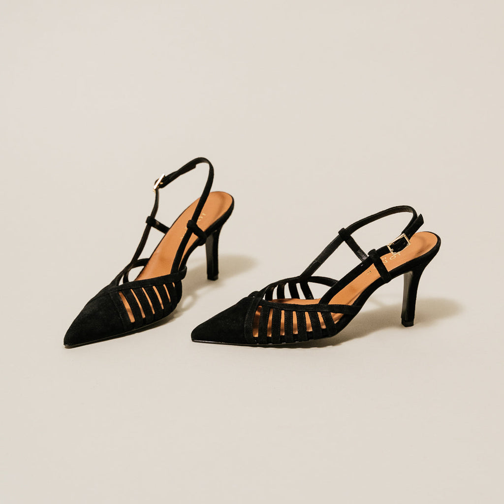 Sandales Dinky Velours - Noir